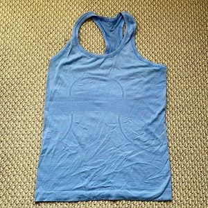 Lululemon Run Swiftly Tank Women’s Size 6 Color Pale Blue